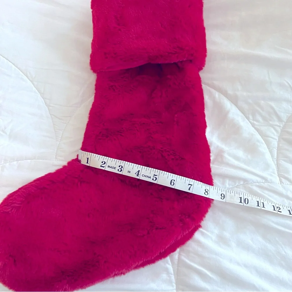 Soft and Cozy wine colored stocking